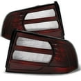 thumbnail image 6 of AKKON - For Acura TL UA6 UA7 Dark Red Clear Tail Lights Rear Brake Lamps Replacement Left + Right, 6 of 6