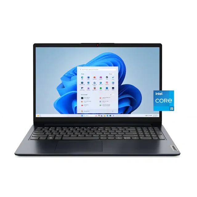 Lenovo IdeaPad 1i 15.6" Full HD Touchscreen Laptop, Intel Core i5-1335U, 40GB RAM, 512GB SSD, IPS Anti-Glare Display, Windows 11 Home, Wi-Fi 6, Abyss Blue