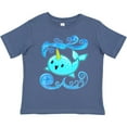 thumbnail image 3 of Inktastic Cute and Playful Narwhal Boys or Girls Toddler T-Shirt, 3 of 5