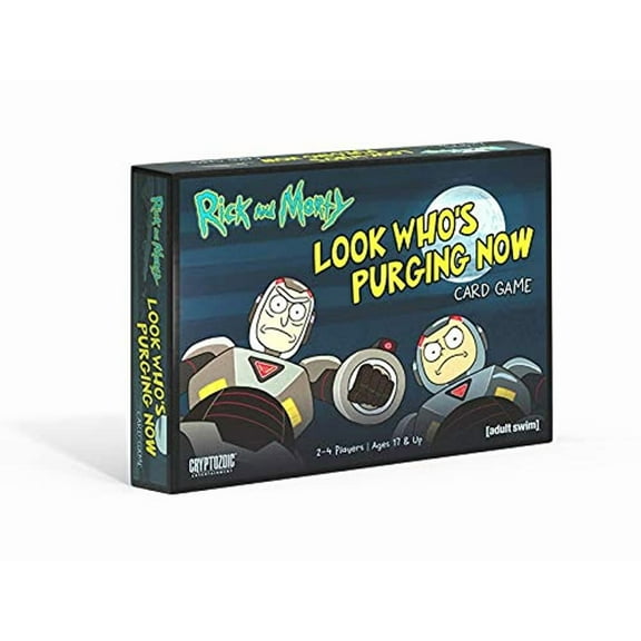 Rick and Morty Look Whos Purging Now Card Game