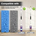 thumbnail image 2 of EEEkit 4pcs Mop Pads Compatible with SwifferPowerMop, Washable Mop Refills Replacement, 2 of 6