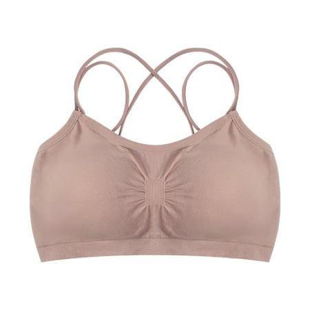 

Cathalem Support Sports Bra Women s Comfortable Multi Color Bra Simple Casual Underwear Size E Bras for Women Underwear Pink Small