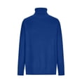 thumbnail image 6 of Lovskoo Sweaters for Women Trendy Casual Long Sleeve Turtleneck Sweater Blue, 6 of 7
