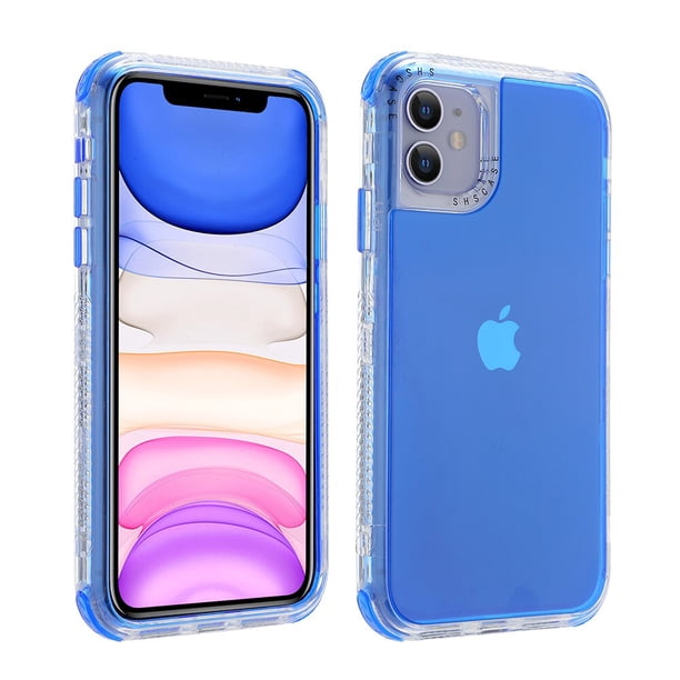 Funda de teléfono de Color caramelo a prueba de golpes para iPhone 14 13 12 11 Pro Max XS Max XR X 7 8 Plus SE 2020 funda trasera suave transparente Tan Jianjun unisex