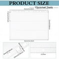 thumbnail image 2 of 10 Pcs Award Ribbon Clear Pages Sheets Organizer 12.2x2.87inch Inner Diameter 3 Grids Swimming Gymnastics Track Organizer A4 Size PP Plastic Binder Inner Pages for Award Ribbon Storage for DIY, 2 of 6
