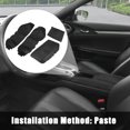 thumbnail image 2 of Unique Bargains 3Pcs/Set Microfiber Leather Auto Car Armrest Protector Cover for Honda Civic 10th Gen 2016-2020 Black with Black Line, 2 of 7