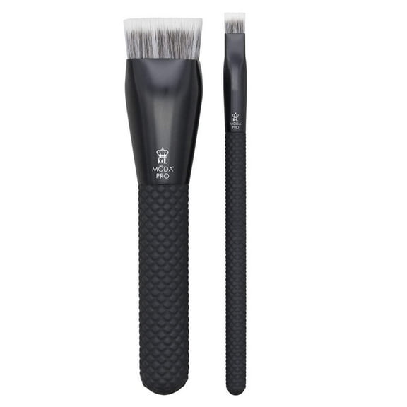 Moda Brush Pro Cube Duo 2pc Complexion Cube and Eye Cube Makeup Brushes