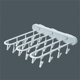 thumbnail image 1 of Rack plegable multifuncional para ropa y almacenamiento de armario ahorrador de espacio (Color: Negro, Tamaño: Blanco como se muestra en la imagen), 1 of 6