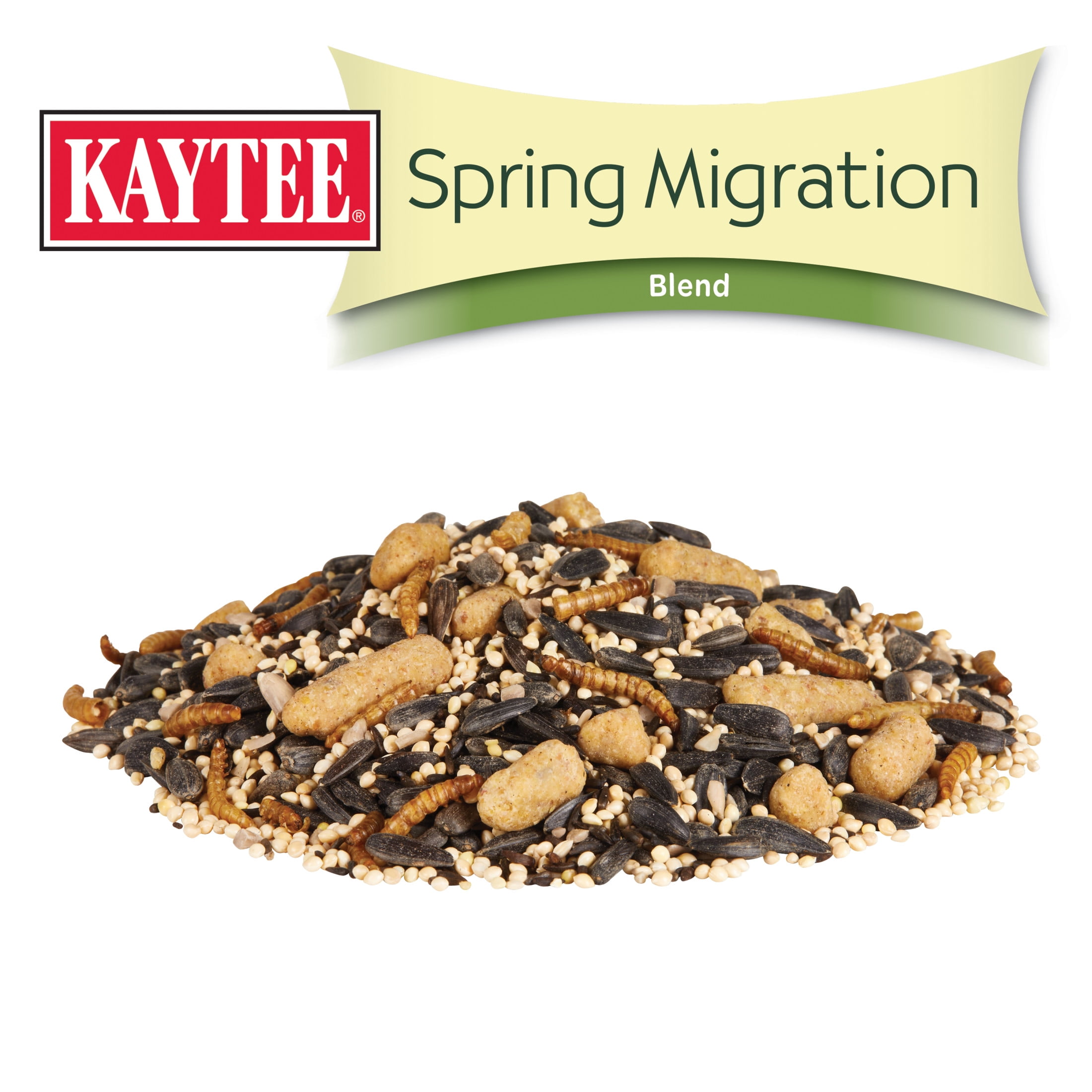 Kaytee Spring Migration Wild Bird Feed with High Energy Ingredients for Migratory Birds, 8 lbs