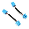 thumbnail image 2 of 9007 Socket, Extension Cord Male To Female Connector Wiring Harness Socket 2pcs 12V-24V With Ceramic Plug For Car For Headlight, 2 of 8