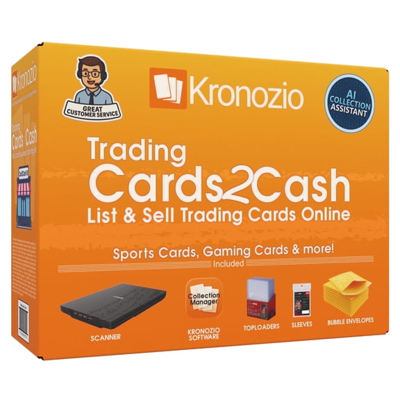 Trading Cards 2 Cash: AI Business in a Box – Kronozio Software for TCG and Sports Cards, Canon Scanner.