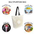 thumbnail image 7 of FORMRS Womens Canvas Tote Bag with Zipper Inner Pocket Shoulder Handbag, Sunshine, 7 of 7