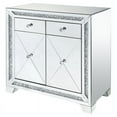 thumbnail image 4 of ACME Noralie Console Table, Mirrored & Faux Diamonds, 4 of 7