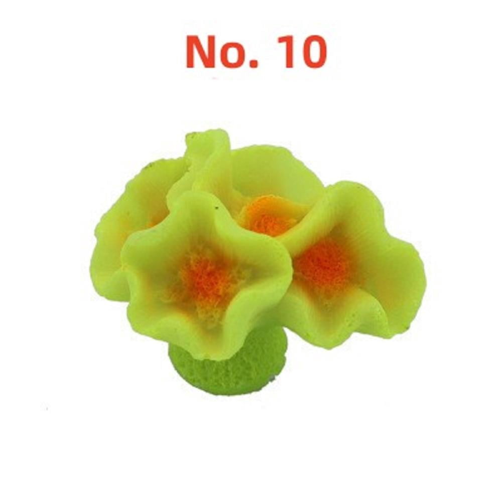 Godderr Simulation Mini Fake Coral Resin Plant Fish Tank Decorations Coral Starfish Plants 5PCS