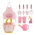 thumbnail image 3 of Children Garden Tool Set for Girl Includes Gloves, , Rake, etc Great for Parent and Child Relationships Accessory Holiday Gifts Sturdy 9Pcs, 3 of 7