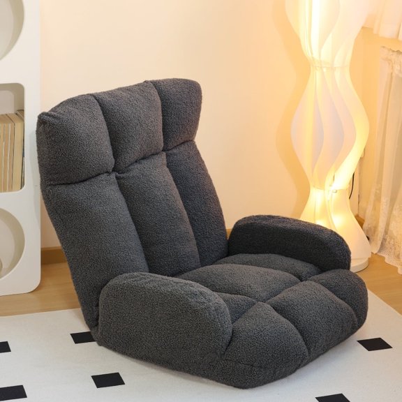 1pc, folding lazy sofa, tatami backrest, bay window lounge chair