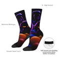 thumbnail image 5 of Lsque Five Nights At Freddy'S Printed Men's Crew Socks, Soft Durable Breathable Moisture-Wicking with Odor Control Cotton socks, 5 of 7