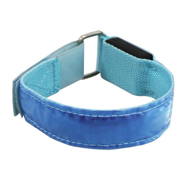 Encendiendo Deportes al aire libre Night Running Light Safety Jogging LED Brazo Pierna Advertencia Muñequera JShteea El nuevo