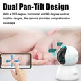 thumbnail image 5 of Leyfeng Tuya WiFi Indoor Monitoring Camera 1080P Intelligent Anti-Theft Camera Wireless Monitor 355-Degree Support Two-Way Talk/Night-Vision/Motion Detection/APP Alarm/Cloud Storage for Home, 5 of 6