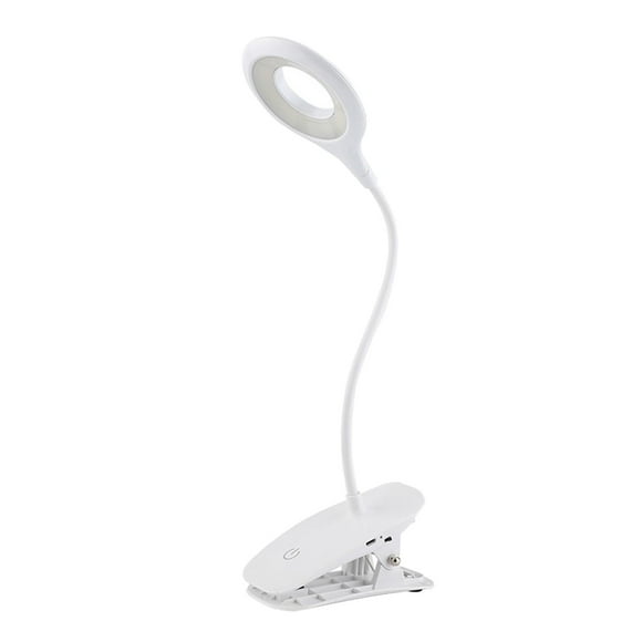 Lámpara de lectura USB LED Zulema con clip 3 brillo