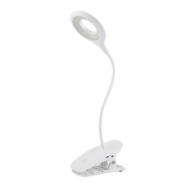 Lámpara de Cama de Mesa de Escritorio con Control Táctil LED Recargable con Luz de Lectura 20LED