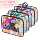 thumbnail image 4 of Paquete de 3 Bolsas Transparentes para Guardar Hilo. Bolsa Organizadora para Guardar Agujas de Tejer, Ganchillo, Ovillos y Más., 4 of 5