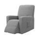 thumbnail image 1 of Monstrate Funda reclinable con sofá de masaje de bolsillo, sillón completo grueso de lana, Protector elástico a prueba de polvo para sala de Decoración del hogar Gris claro, 1 of 6