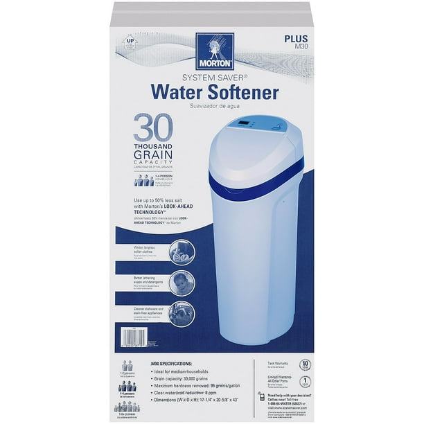 Morton System Saver 30,000 Grain Water Softener