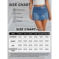 thumbnail image 7 of EMMIOL Women's Mid-Low Waisted Stretch Denim Mini Skort Y2K Casual Jean Skirt with Built-in Shorts, 7 of 7