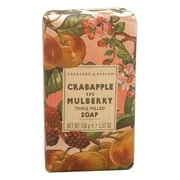 Crabtree & Evelyn Crabapple & Mulberry Triple Milled Bar Soap, 5.57 Oz