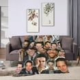 thumbnail image 4 of Blanket Paul Rudd Soft and Comfortable Warm Fleece Throw Blankets Yoga Blankets Beach Blanket Picnic Blankets Gift for Dorm room office decor Sofa Bed Camping Travel All Season, 4 of 6