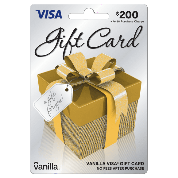 $200 Vanilla Visa Gift Box Gift Card (plus $6.88 Purchase Fee)