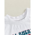 thumbnail image 6 of BemeyourBBs All American Cousin Crew Shirts Kids Toddler Baby Boys 4th of July T Shirt Patriot Independent Day Outfit Short Sleeve Letter American Flag Print Loose Fit Summer T-shirt Pullover Tops, 6 of 9