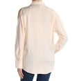 thumbnail image 2 of DKNY $89 Womens New 1394 Pink Cold Shoulder Long Sleeve Top M B+B, 2 of 2