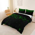 thumbnail image 2 of jejeloiu Green Pixel Miners Duvet Cover Set Kids,Abstract Geometric Plaid Bedding Full For Boys,Reversible,3 Pieces(No Comforter), 2 of 6