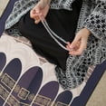 thumbnail image 2 of Jiibva Crystal Velvet Prayer Mat Muslim Prayer Rug Islamic Prayer Mat Crystal Carpet Simple National Prayer Carpet Mat for Home Supply, 2 of 7