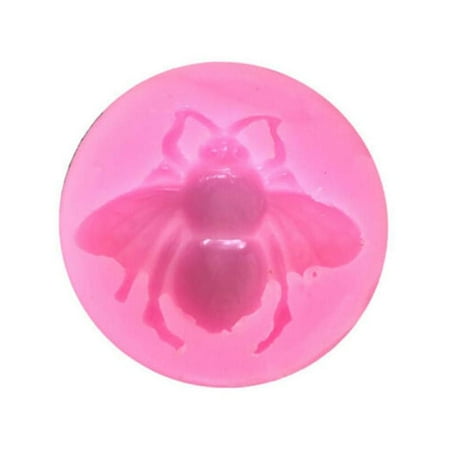

D Bee Shape Silicone-Fondant Cake Mold Chocolate Baking Decor Tools Soap Mould G6R9