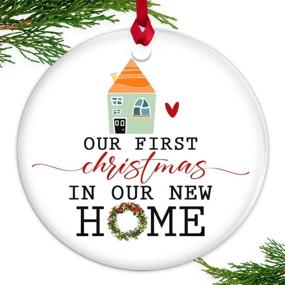 New Home Ornament 2022, Christmas Decorations, Home Decor Gift Ideas - Perfect Housewarming Gift, New Home Gifts for Home Owner, Christmas Ornaments