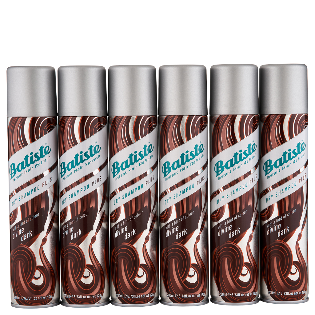 Batiste Dry Shampoo Plus Divine Dark 6 Ct 6.73 oz