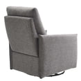 thumbnail image 4 of Modway Etta Upholstered Polyester Fabric Lounge Chair in Light Gray, 4 of 9