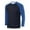 Dark Blue, variant on Mgmyaa Men's T-Shirts Breathable Raglan Sleeve Round Neck Long Sleeve Shirt Athletic Workout Moisture Wicking Top for Men