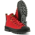 thumbnail image 5 of Palladium Pallashock Supply Hi Unisex Lace Up Canvas Ankle Boot In Red Size 11, 5 of 6