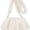 White, variant on Women Luxury Faux Fur Ruched Cloud Bag, Soft Plush Shoulder Handbag, Detachable Plush Strap Crossbody Purse, Fall Winter Fashion Clutch Bag for Work Dating