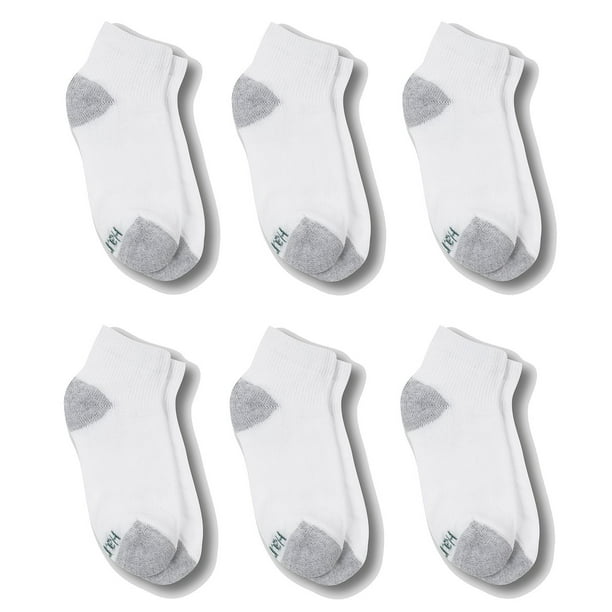 Hanes Hanes Ankle Socks, 6 Pairs (Little Boys & Big Boys) Walmart