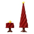 thumbnail image 2 of Rapeiae Retractable Christmas Tree Ornament - Expandable Hanging Decoration for Festive Holiday Decor for Home and Party Setup, 2 of 9