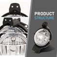 thumbnail image 4 of Fog Lights Lamps Left+Right Fit For 2011-2016 Mini Cooper R60 R61 63179802163, 4 of 10
