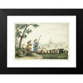 thumbnail image 2 of Gesina ter Borch 24x17 Black Modern Framed Museum Art Print Titled - Pastoral Show on a River (1655), 2 of 5