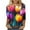 Multicolor, variant on SHE IS Womens 3/4 Sleeve Tops, Shirts for Women Trendy Plus Size Tops for Women 3x 3/4 Length Sleeve Womens Tops Dressy Basic Oversized Crop Tees for Women