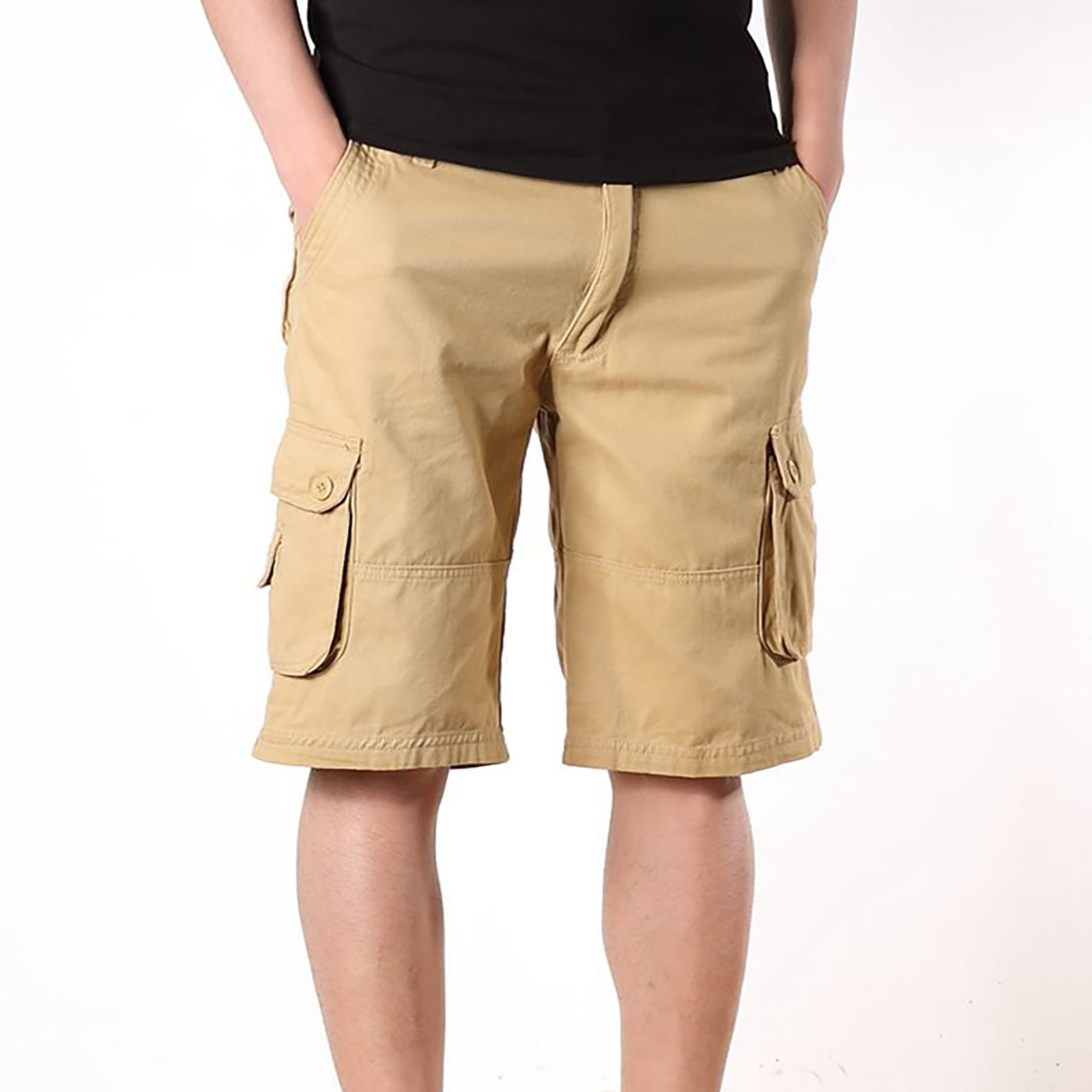 cllios Cargo Shorts for Men Big and Tall Multi Pockets Shorts Workout