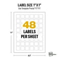 thumbnail image 7 of Avery UltraDuty GHS Labels 1" x 1", 24000 Ct, Laser Printer, 7 of 7